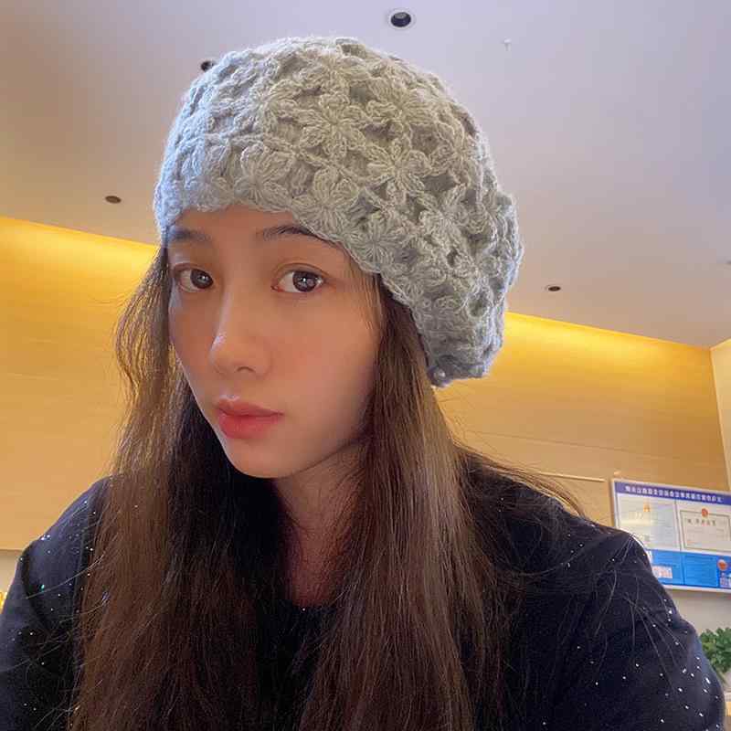 春 コーデ オシャレ 小物 アイテム レディース 　レトロ　ベレー帽　ニット帽　キャップ　ウール　エレガント