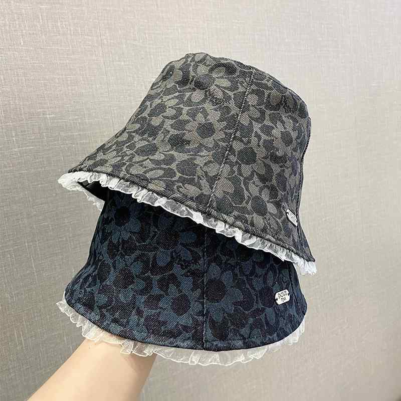 春 コーデ オシャレ 小物 アイテム レディース レトロ 花柄 バケットハット 女性用 フェイスカバー フィッシャーマン