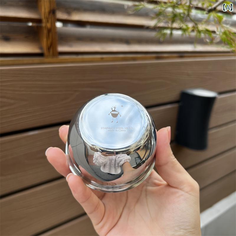 キッチン用品 カトラリー オシャレ アイテム 小物 調理器具 ソリッド ステンレス ティーカップ 白 ワイン カップ スピリッツ 落下防止 セット licot-12904323 リコット サンプル画像2
