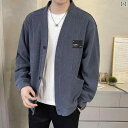メンズ ファッション 男性用 オシャレ シンプル 大人 かっこいい 大きいサイズ ストリート 紳士服 ハイエンド Vネックカーディガン ジャケット 春秋 ニット ジャケット 春 トップス