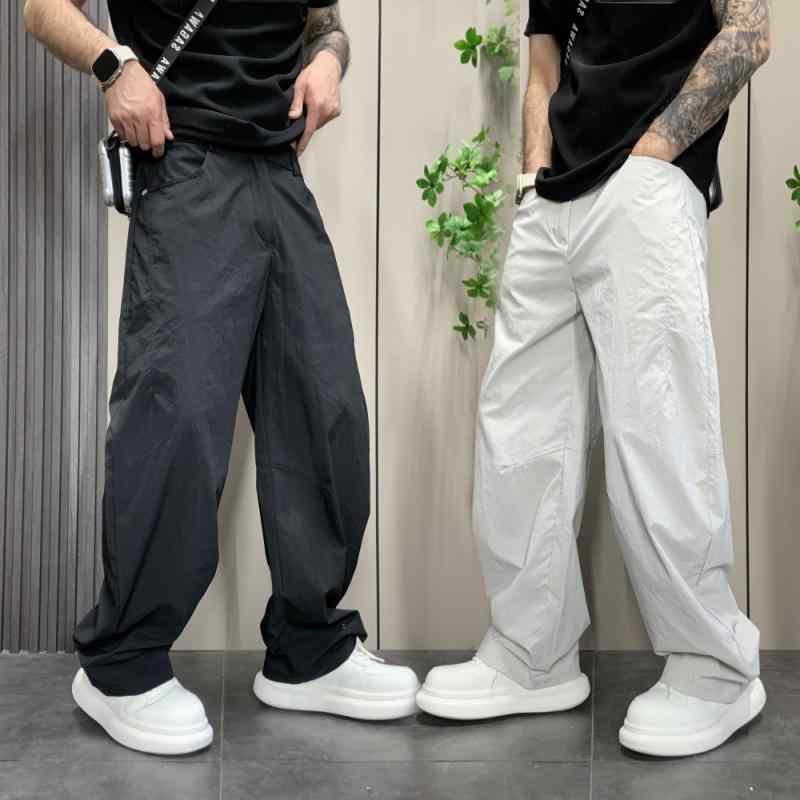 メンズ ファッション 服 男性用 オシャレ シンプル 大人 かっこいい ストリート 夏 細身 ゆったり パン..
