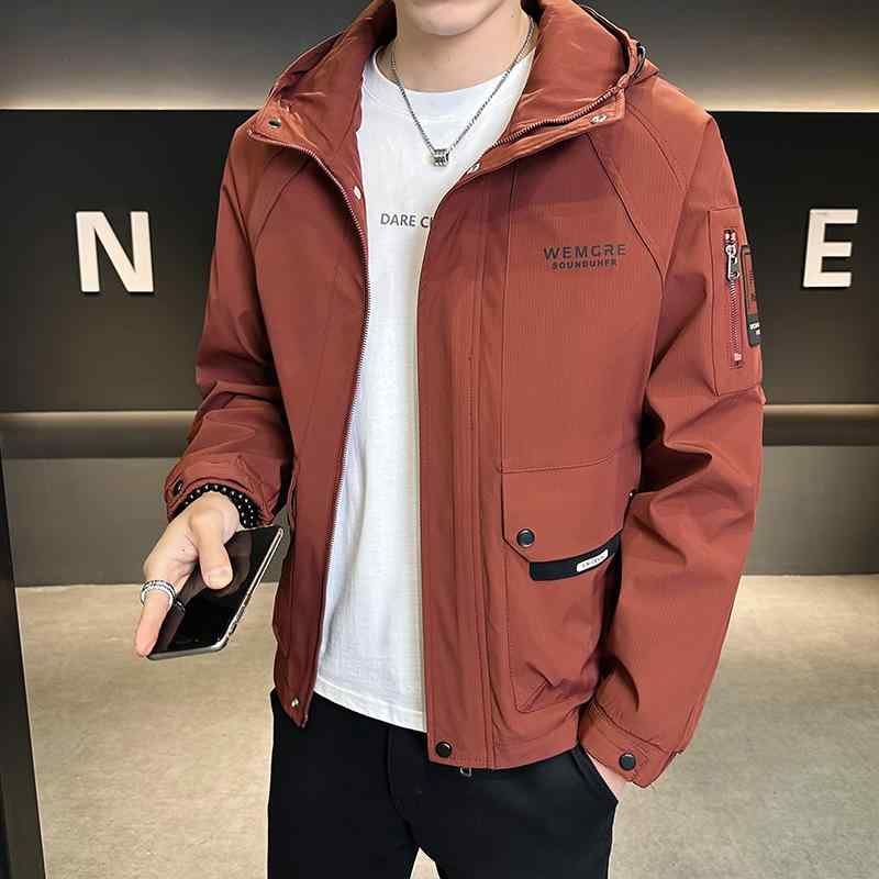 メンズ ファッション 服 男性用 オシャレ シンプル 大人 かっこいい ストリート ジャケット フード付き..
