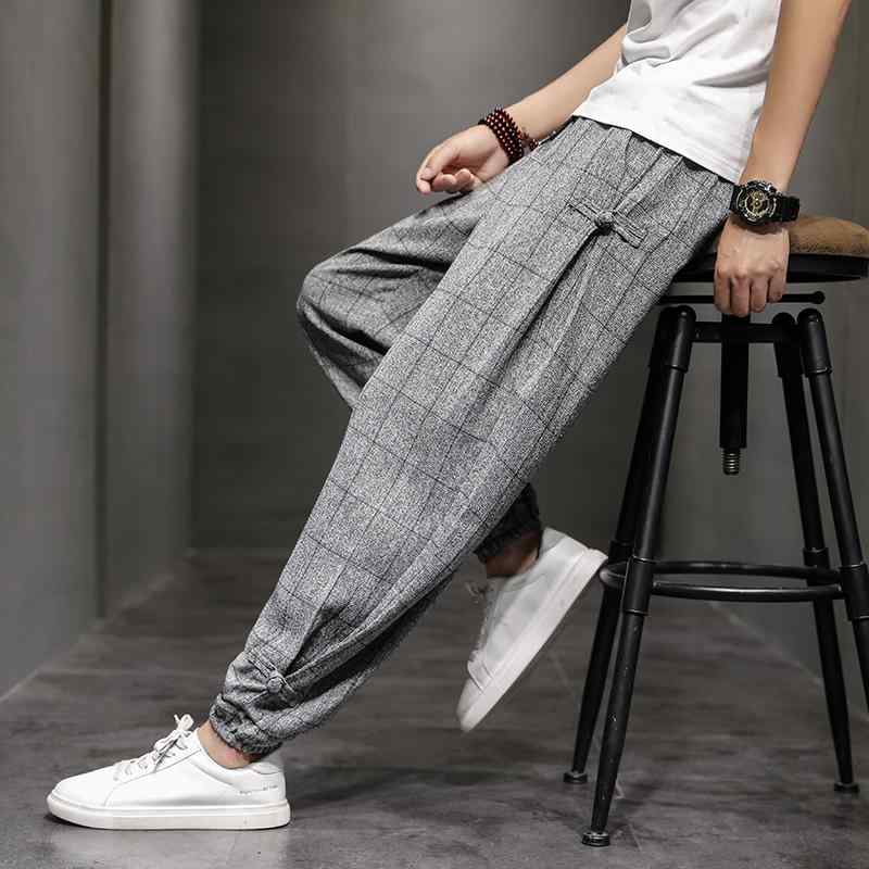 メンズ ファッション 服 男性用 オシャレ シンプル 大人 かっこいい ストリート コーデ 術 チェック柄 カジュアル パンツ チャイナ ク..