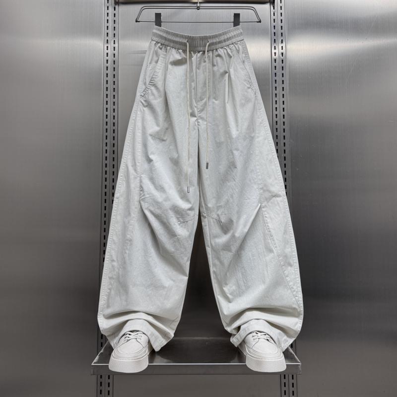 メンズ ファッション 服 男性用 オシャレ シンプル 大人 かっこいい ストリート 夏 アメカジ 構造 大きいサイズ ワイド レッグ パンツ ゆったり ストレート カトラス
