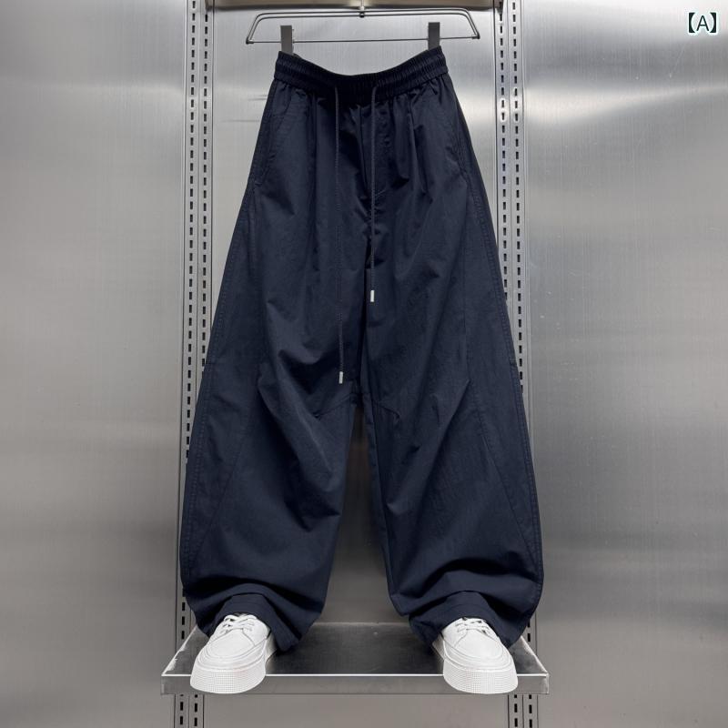 メンズ ファッション 服 男性用 オシャレ シンプル 大人 かっこいい ストリート 夏 アメカジ 構造 大きいサイズ ワイド レッグ パンツ ゆったり ストレート カトラス