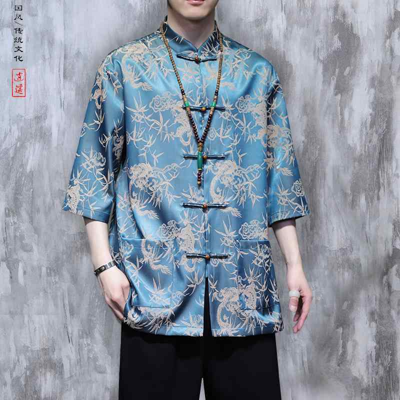 Casual Shirts - メンズ ファッション 服 男性用 オシャレ シンプル 大人 かっこいい ストリート 夏 薄手 半袖 シャツ ゆったり プリント