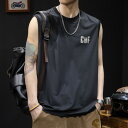メンズ ファッション 男性用 オシャレ シンプル 大人 かっこいい 大きいサイズ ストリート 紳士服 冷感 T シャツ タンクトップ ノースリーブ スポーツ フィットネス バスケットボール 夏 スタイル