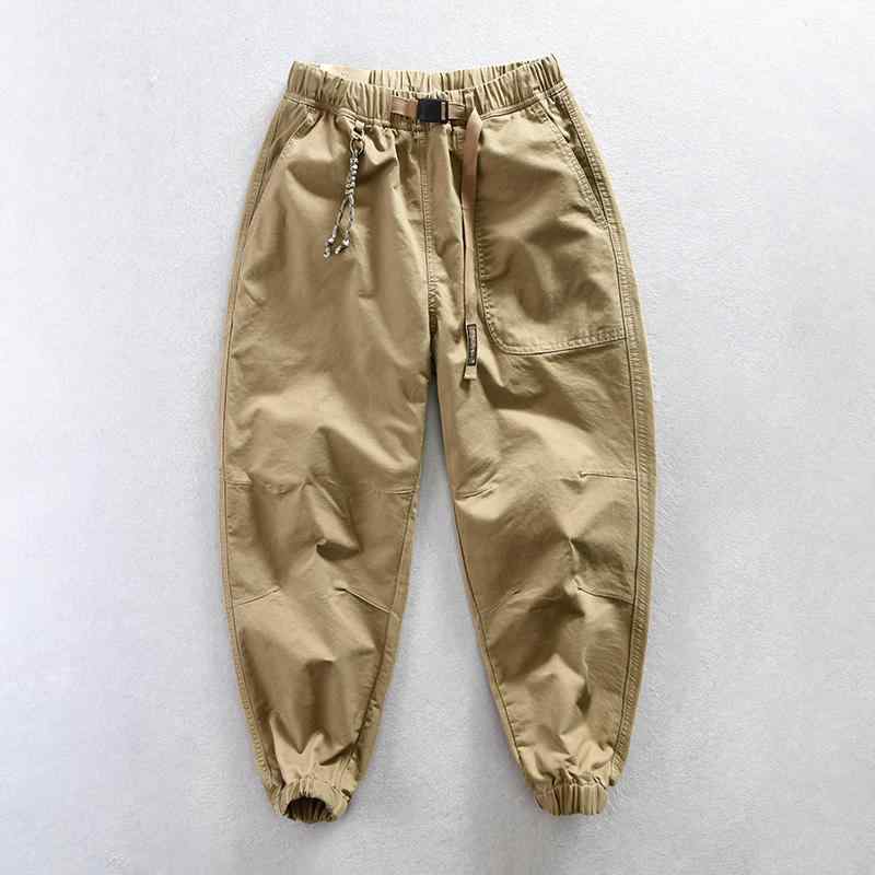 Easy-Fit Pants - メンズ ファッション 服 男性用 オシャレ シンプル 大人 かっこいい ストリート レトロ ゆったり ズボン 無地 ロング パンツ ズボン 履物