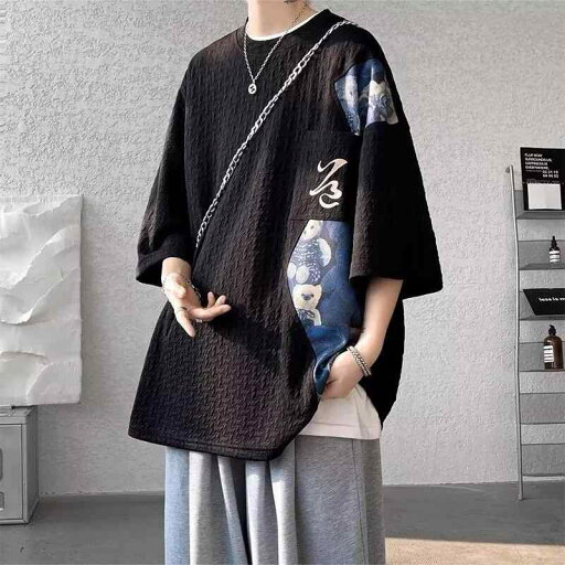 メンズ ファッション 服 用 オシャレ シンプル 大人 かっこいい ストリート 夏コーデ 半袖 T シャツ ハイエンド シンプル メンズ ファッション 服 用 オシャレ シンプル 大人 かっこいい ストリート 夏コーデ 半袖 T シャツ ハイエンド シンプル