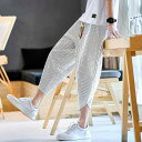 メンズ ファッション 服 用 オシャレ シンプル 大人 かっこいい ストリート 夏コーデ クロップド パンツ 薄手 ストライプ カジュアル パンツ コットン リネン 大きいサイズ