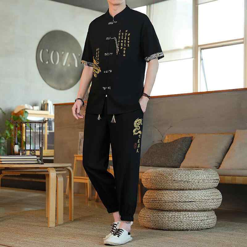 メンズ ファッション 服 用 オシャレ シンプル 大人 かっこいい ストリート 夏コーデ シャツ スーツ 唐 スーツ カジュアル 大きいサイズ レトロ