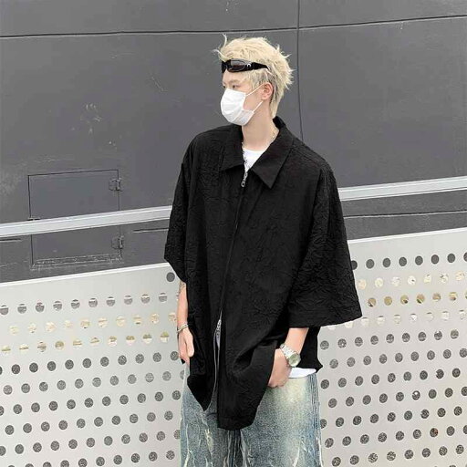 メンズ ファッション 男性用 オシャレ シンプル 大人 かっこいい 大きいサイズ ストリート 紳士服 夏 ジッパー シャツ メンズ アメリカン スタイル カジュアル ジャケット プリーツ ハイエンド シャツ メンズ ファッション 男性用 オシャレ シンプル 大人 かっこいい 大きいサイズ ストリート 紳士服 夏 ジッパー シャツ メンズ アメリカン スタイル カジュアル ジャケット プリーツ ハイエンド シャツ
