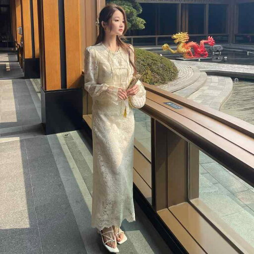 夏コーデ レディース ファッション 服 オシャレ カワイイ 女性用 シンプル 大人カワイイ 大きいサイズ 婦人服 長袖 立ち襟 ボタン ドレス ロング スカート 夏コーデ レディース ファッション 服 オシャレ カワイイ 女性用 シンプル 大人カワイイ 大きいサイズ 婦人服 長袖 立ち襟 ボタン ドレス ロング スカート
