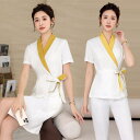 業務用 コスチューム ユニフォーム レディース ファッション オシャレ カワイイ 女性用 シンプル 大きいサイズ 店員 仕事 服 美容 ネイリスト スキンケア ケア 術師 医療 美容 シニア タトゥー アーティスト
