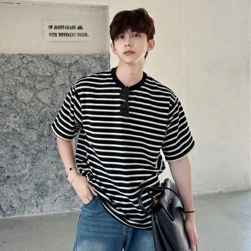 メンズ ファッション 服 用 オシャレ シンプル 大人 かっこいい ストリート 夏コーデ ストライプ 半袖 カジュアル T シャツ トップス メンズ ファッション 服 用 オシャレ シンプル 大人 かっこいい ストリート 夏コーデ ストライプ 半袖 カジュアル T シャツ トップス