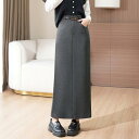夏コーデ レディース ファッション 服 オシャレ カワイイ 女性用 シンプル 大人カワイイ 大きいサイズ 婦人服 バックスリット ヒップカバー スカート ロング 着痩せ効果 ストレート