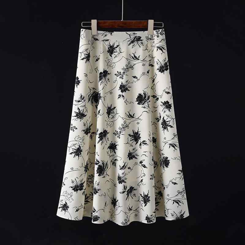 夏コーデ レディース ファッション 服 オシャレ カワイイ 女性用 シンプル 大人カワイイ 大きいサイズ 婦人服 ドレープ シフォン 花柄 スカート 夏 ハイウエスト Aライン 薄手 アンブレラのサムネイル