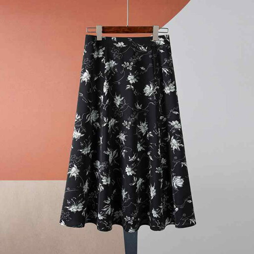 夏コーデ レディース ファッション 服 オシャレ カワイイ 女性用 シンプル 大人カワイイ 大きいサイズ 婦人服 シフォン 黒 白 花柄 スカート 夏 ハイウエスト スリム Aライン アンブレラ ミドル丈 夏コーデ レディース ファッション 服 オシャレ カワイイ 女性用 シンプル 大人カワイイ 大きいサイズ 婦人服 シフォン 黒 白 花柄 スカート 夏 ハイウエスト スリム Aライン アンブレラ ミドル丈