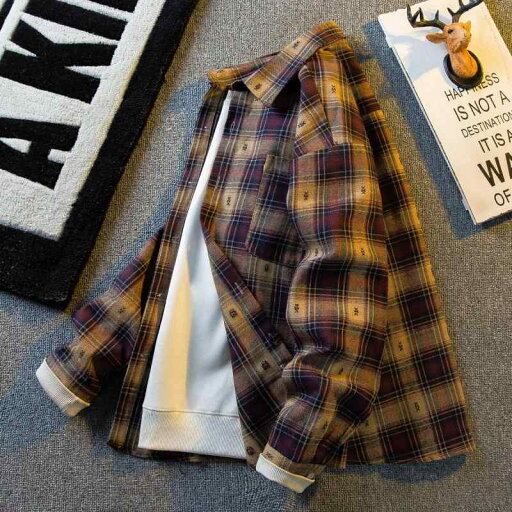 メンズ ファッション 男性用 オシャレ シンプル 大人 かっこいい 大きいサイズ ストリート 紳士服 アメリカン ヴィンテージ ジャカード チェック柄 長袖 シャツ 春 レトロ ド シャツ ジャケット メンズ ファッション 男性用 オシャレ シンプル 大人 かっこいい 大きいサイズ ストリート 紳士服 アメリカン ヴィンテージ ジャカード チェック柄 長袖 シャツ 春 レトロ ド シャツ ジャケット