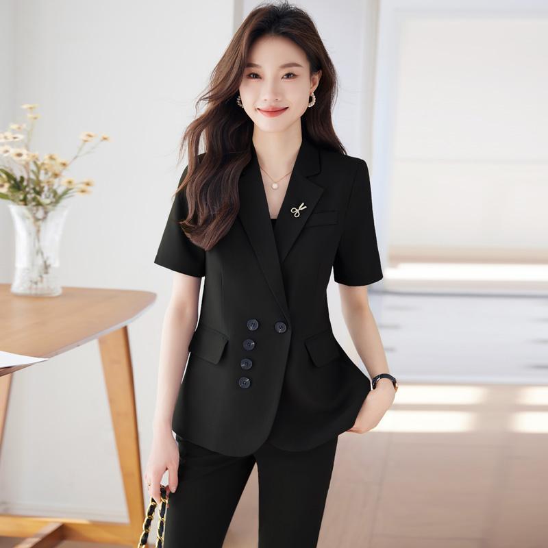 レディース ファッション 業務 ユニフォーム 制服 コスプレ衣装 半袖 スーツ 女性用 細身 スタイル カジュアル ファッション プロ フォーマルウェア お姫様