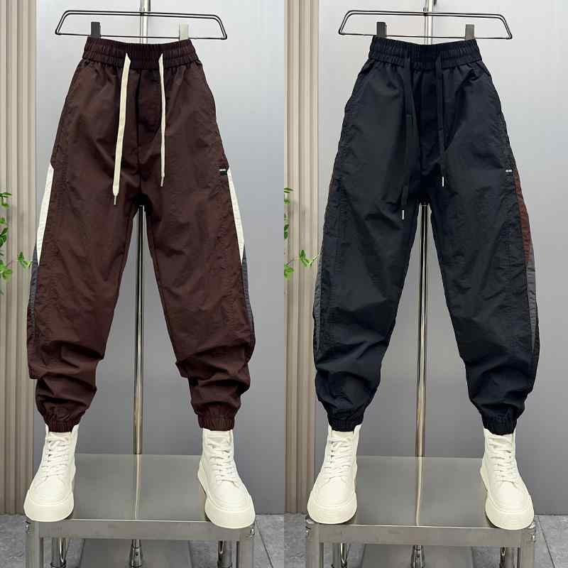 メンズ ファッション 服 男性用 オシャレ シンプル 大人 かっこいい ストリート 夏 速乾 スリム フィット パンツ ズボン 履物 ズボン スポーツ