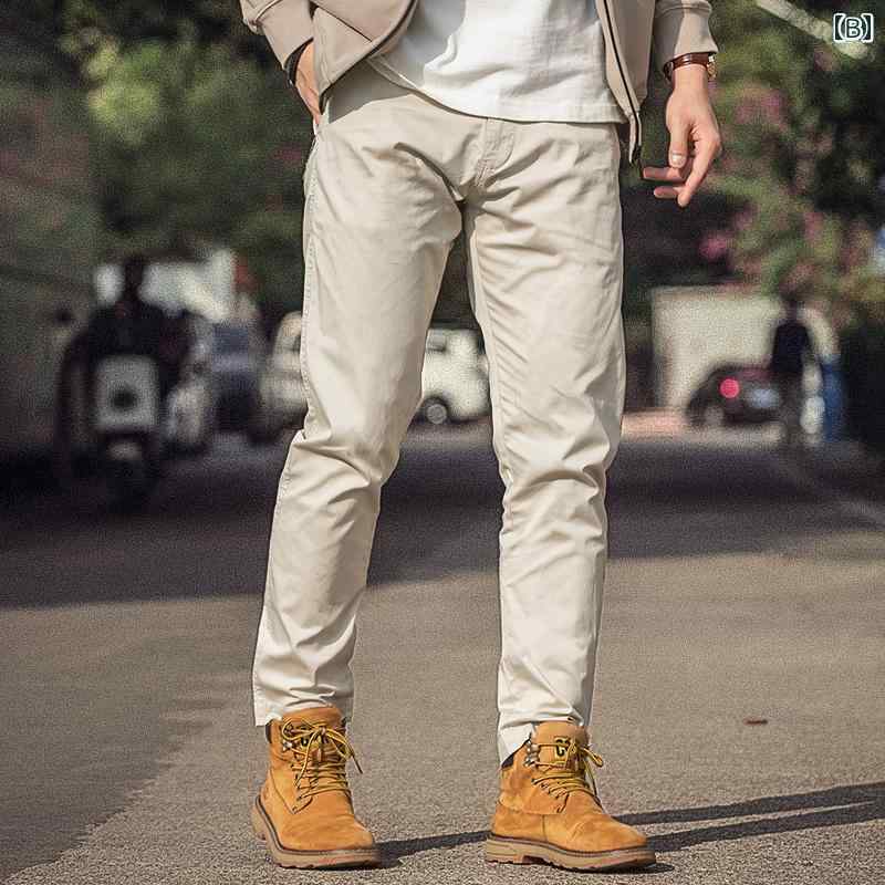 メンズ ファッション 服 男性用 オシャレ シンプル 大人 かっこいい 大きいサイズ ストリート 紳士服 アメリカン クラシック ライト カラー ジーンズ カジュアル パンツ レトロ ダメージ ウォッシュ パンツ