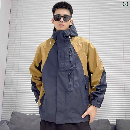 メンズ ファッション 男性用 オシャレ シンプル 大人 かっこいい 大きいサイズ ストリート 紳士服 春秋 カラー ブロック ジャケット フード付き ワークジャケット キルティング 冬 トップス メンズ ファッション 男性用 オシャレ シンプル 大人 かっこいい 大きいサイズ ストリート 紳士服 春秋 カラー ブロック ジャケット フード付き ワークジャケット キルティング 冬 トップス