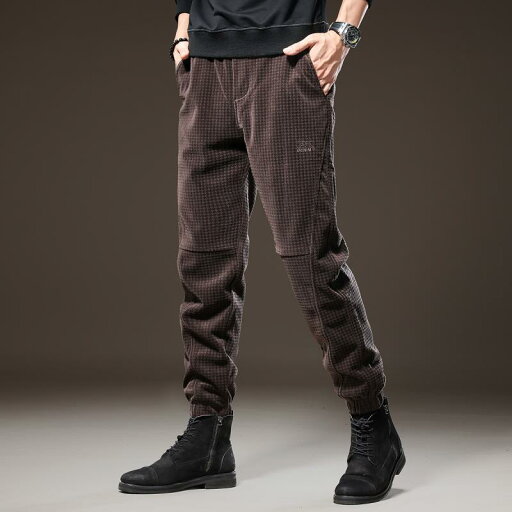 メンズ ファッション 男性用 オシャレ シンプル 大人 かっこいい 大きいサイズ ストリート 紳士服 ハイエンド ゴールデン ベルベット ブラウン カジュアル パンツ 秋冬 ヘビー レッグ レッグチェック柄 快適 パンツ メンズ ファッション 男性用 オシャレ シンプル 大人 かっこいい 大きいサイズ ストリート 紳士服 ハイエンド ゴールデン ベルベット ブラウン カジュアル パンツ 秋冬 ヘビー レッグ レッグチェック柄 快適 パンツ