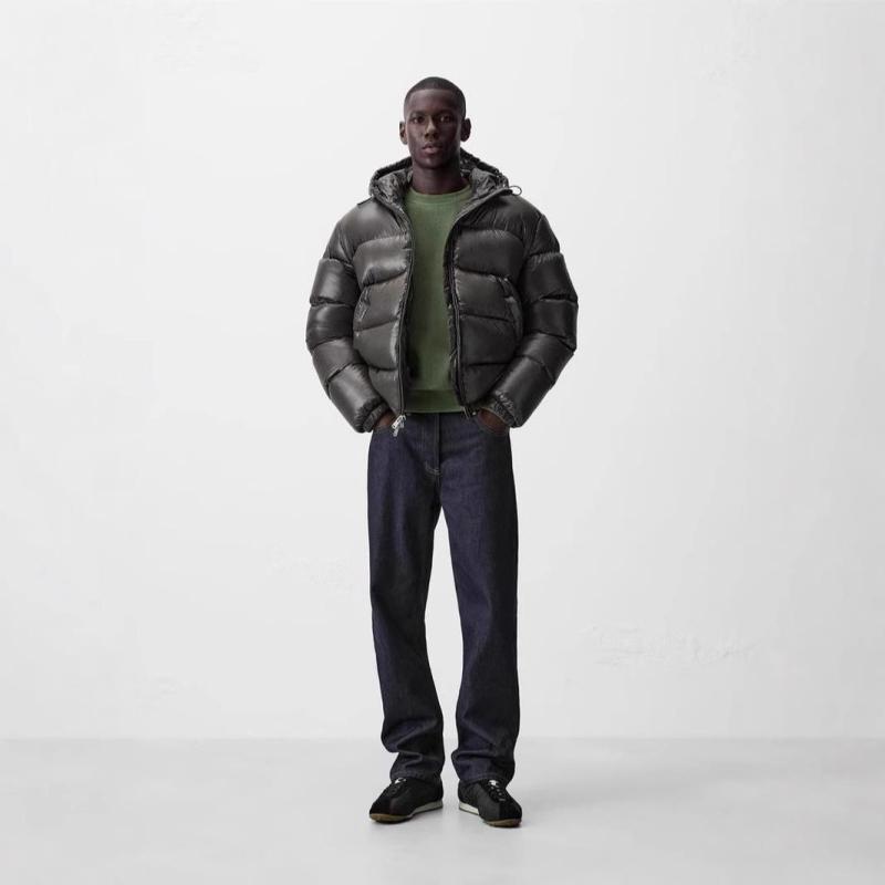 メンズ ファッション 服 男性用 オシャレ シンプル 大人 かっこいい ストリート フード付き ダウンジャケット カジュアル コート アウター