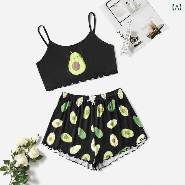 レディース ファッション 服 オシャレ カワイイ 女性用 シンプル レース ツーピース パジャマ