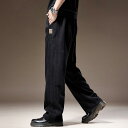 メンズ ファッション 男性用 オシャレ シンプル 大人 かっこいい 大きいサイズ ストリート 紳士服 高 リヨセル ドレープ 快適 ジーンズ 春夏 ストレート ストレッチ ウエスト ワイド レッグ カジュアル パンツ