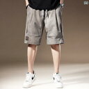 メンズ ファッション 男性用 オシャレ シンプル 大人 かっこいい 大きいサイズ ストリート 紳士服 ストリート レトロ ウォッシュド フェード ワイド レッグ ショーツ 夏 アメカジ 五分丈 ハーフ パンツ スウェットパンツ