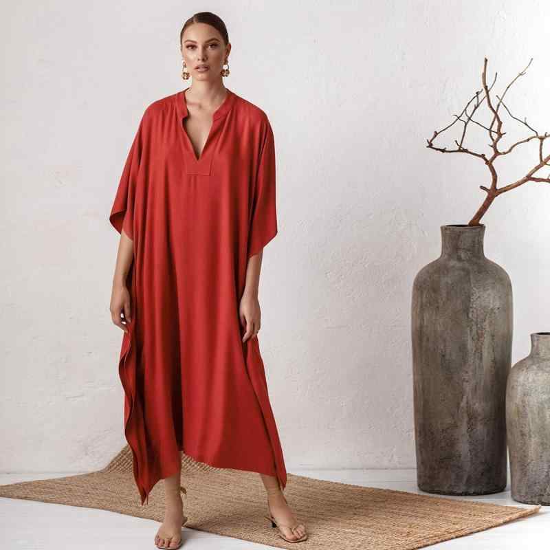 レディース ファッション 服 オシャレ カワイイ 女性用 シンプル ハイエンド ドレス 黒 Vネック ローブ..