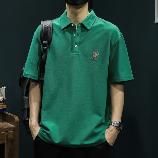 メンズ ファッション 男性用 オシャレ シンプル 大人 かっこいい 大きいサイズ ストリート 紳士服 夏 高 ダーク グリーン ポロシャツ シンプル 半袖 T シャツ メンズ ファッション 男性用 オシャレ シンプル 大人 かっこいい 大きいサイズ ストリート 紳士服 夏 高 ダーク グリーン ポロシャツ シンプル 半袖 T シャツ