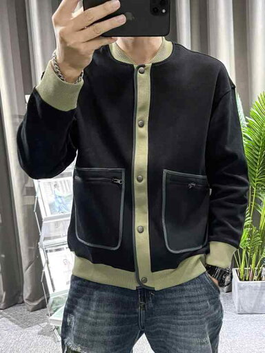 メンズ ファッション 服 男性用 オシャレ シンプル 大人 かっこいい 大きいサイズ ストリート 紳士服 スウェットシャツ ジャケット 長袖 ボタン 付き セーター カラー ブロック ジッパー ポケット カジュアル トップス ジャケット メンズ ファッション 服 男性用 オシャレ シンプル 大人 かっこいい 大きいサイズ ストリート 紳士服 スウェットシャツ ジャケット 長袖 ボタン 付き セーター カラー ブロック ジッパー ポケット カジュアル トップス ジャケット