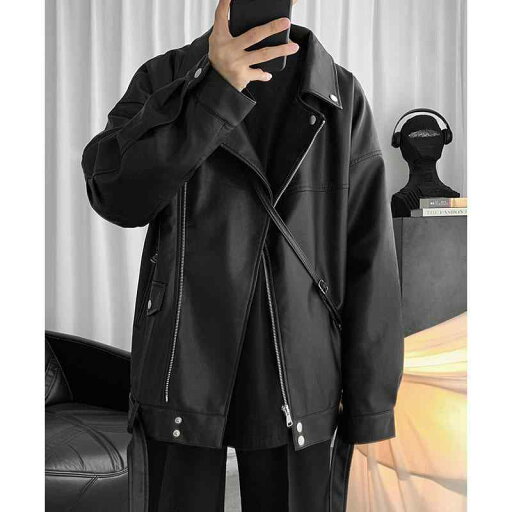 メンズ ファッション 服 男性用 オシャレ シンプル 大人 かっこいい 大きいサイズ ストリート 紳士服 秋 レザージャケット スタイル 韓国スタイル カジュアル ユニセックス バイク ジャケット ヒップ ホップ メンズ ファッション 服 男性用 オシャレ シンプル 大人 かっこいい 大きいサイズ ストリート 紳士服 秋 レザージャケット スタイル 韓国スタイル カジュアル ユニセックス バイク ジャケット ヒップ ホップ