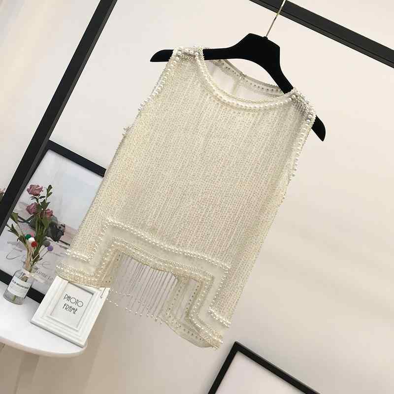 レディース ファッション 服 オシャレ カワイイ 女性用 シンプル 服 トップスパール ビーズ タッセルバック
