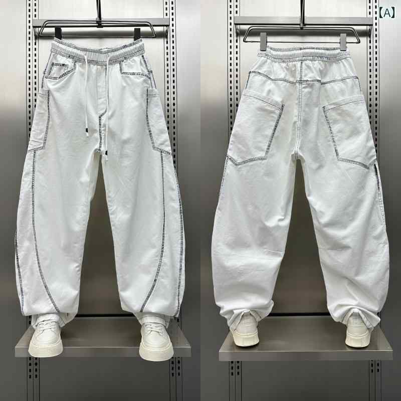 メンズ ファッション 服 男性用 オシャレ シンプル 大人 かっこいい ストリート ワークウェア パンツ ズボン 履物 夏 ワイドレッグ