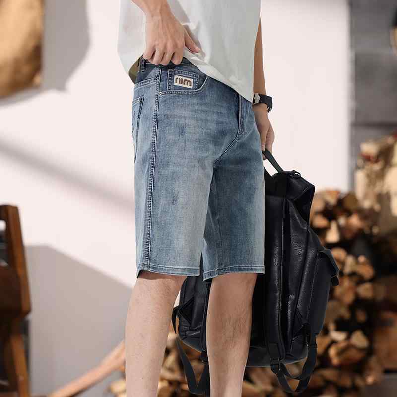 メンズ ファッション 服 男性用 オシャレ シンプル 大人 かっこいい ストリート 夏 デニム パンツ スリム ストレッチ パンツ カジュア..