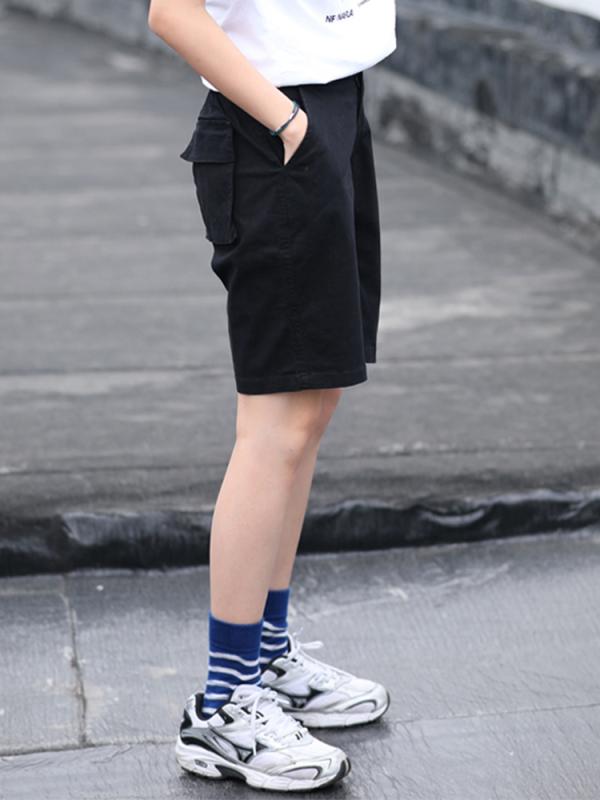Rakuten - レディース ファッション オシャレ 服 女性用 シンプル 大人カワイイ 婦人服 黒 パンツ 夏 アメリカン 五分丈 パンツ カジュアル スポーツ アウター パンツ