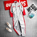 メンズ ファッション 服 男性用 オシャレ シンプル 大人 かっこいい 大きいサイズ ストリート 紳士服 レトロ ワークウェア ジャンプ スーツ オーバーオール...