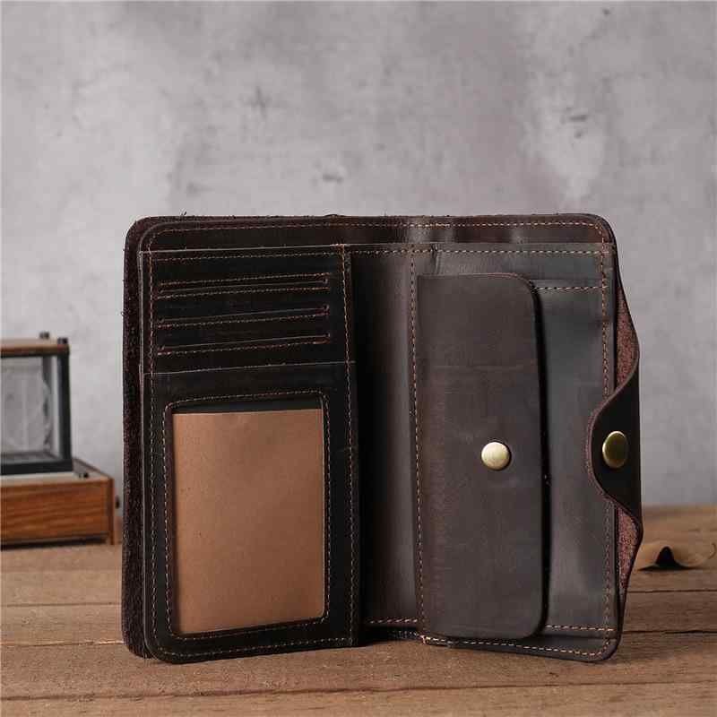 メンズ 鞄 カバン バック ファッション オシャレ アイテム 小物 メンズ レトロ レザー 長財布 最上層牛革 財布