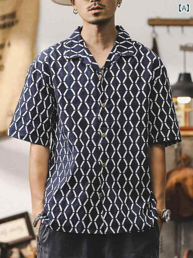 メンズ ファッション 服 男性用 オシャレ シンプル 大人 かっこいい 大きいサイズ ストリート 紳士服 西海岸 ストライプ キューバン カラー シャツ 半袖 夏 アメカジ 半袖 コットン シャツ メンズ ファッション 服 男性用 オシャレ シンプル 大人 かっこいい 大きいサイズ ストリート 紳士服 西海岸 ストライプ キューバン カラー シャツ 半袖 夏 アメカジ 半袖 コットン シャツ