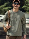 メンズ ファッション 服 男性用 オシャレ シンプル 大人 かっこいい ストリート ルパングリーン アウトドア 速乾 通気性 ハイキング Tシャツ 夏 サイクリング フィットネス 長袖 スポーツ ウェア