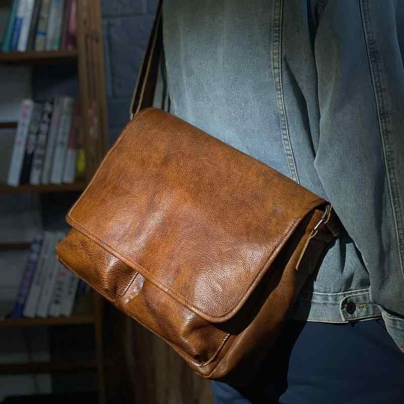 メンズ 鞄 カバン バック ファッション オシャレ アイテム 小物 革 メンズ バッグ メンズ バック パック カジュアル ショルダー バッグ 最上層牛革 クロス ボディ バッグ アメリカン メッセンジャー バッグ