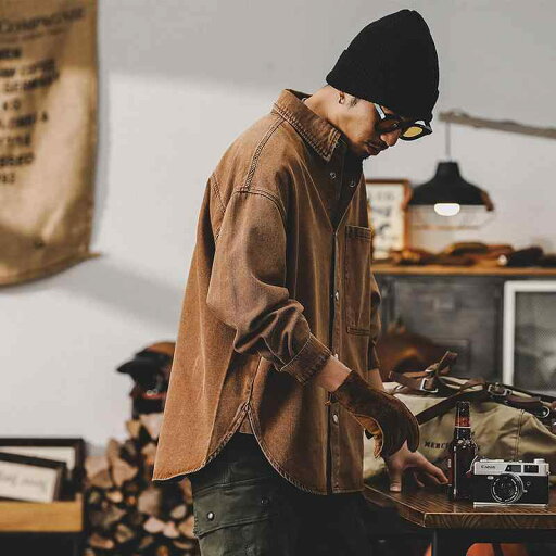 メンズ ファッション 服 男性用 オシャレ シンプル 大人 かっこいい 大きいサイズ ストリート 紳士服 アメリカン ヘビーウェイト 長袖 シャツ ゆったり ワークジャケット レトロ 春 デニムジャケット メンズ ファッション 服 男性用 オシャレ シンプル 大人 かっこいい 大きいサイズ ストリート 紳士服 アメリカン ヘビーウェイト 長袖 シャツ ゆったり ワークジャケット レトロ 春 デニムジャケット