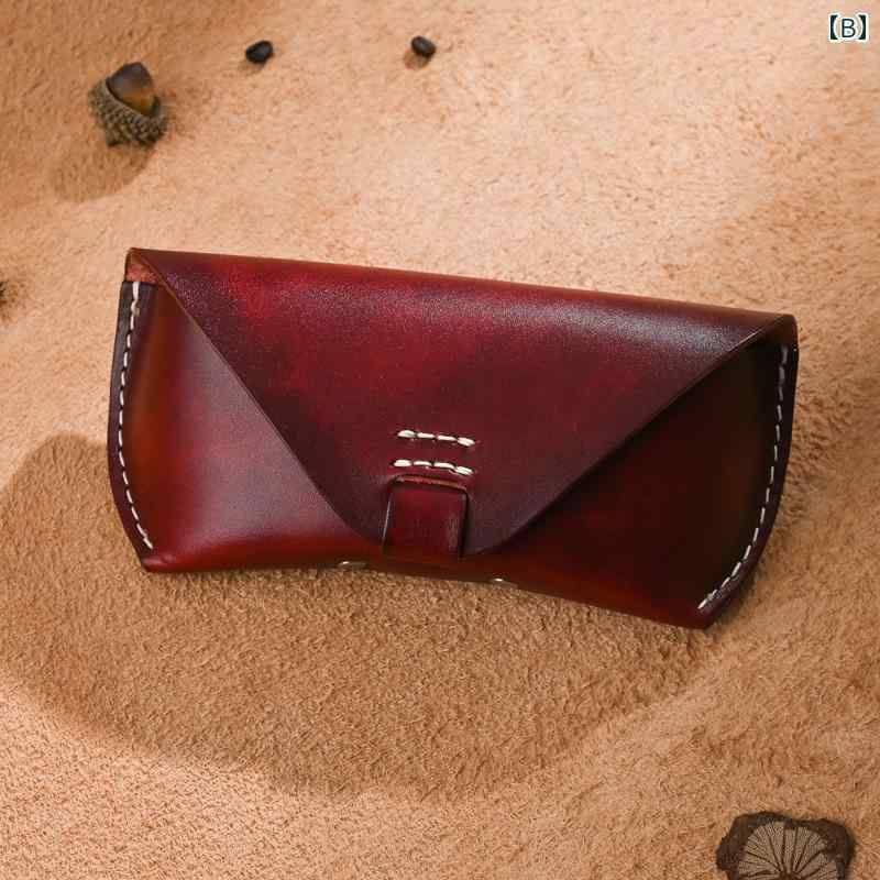 ファッション オシャレ アイテム 小物 革 メガネ バッグ レトロ なめし 革 サング...