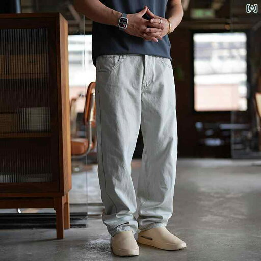 メンズ ファッション 服 男性用 オシャレ シンプル 大人 かっこいい 大きいサイズ ストリート 紳士服 アメリカン ストリート シンプル ウォッシュ ワイド レッグ ジーンズ ベーシック ソリッドカラー 快適 ストレート カジュアル パンツ メンズ ファッション 服 男性用 オシャレ シンプル 大人 かっこいい 大きいサイズ ストリート 紳士服 アメリカン ストリート シンプル ウォッシュ ワイド レッグ ジーンズ ベーシック ソリッドカラー 快適 ストレート カジュアル パンツ