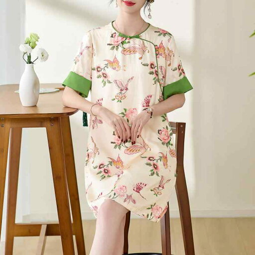 レディース ファッション 服 オシャレ カワイイ 女性用 シンプル 大人カワイイ 大きいサイズ 婦人服 アジアンテイスト ドレス 夏 チャイナ レーヨン 花柄 カバー アップ Aライン スカート レディース ファッション 服 オシャレ カワイイ 女性用 シンプル 大人カワイイ 大きいサイズ 婦人服 アジアンテイスト ドレス 夏 チャイナ レーヨン 花柄 カバー アップ Aライン スカート
