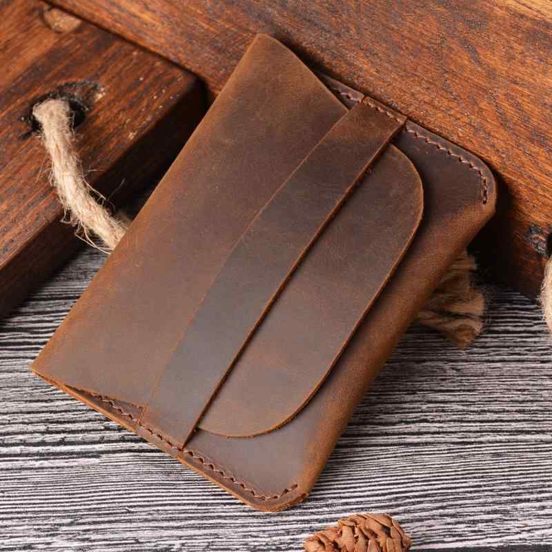 メンズ 鞄 カバン バック ファッション オシャレ アイテム 小物 レトロ レザー 小銭入れ 最上層牛革 カードホルダー 保管 アメリカン 運転 免許証 バッグ